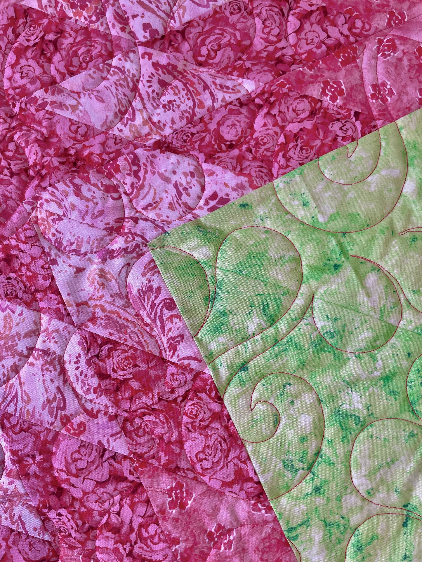 Watermelon Swirl Starblanket | Queen Size 85" by 85"