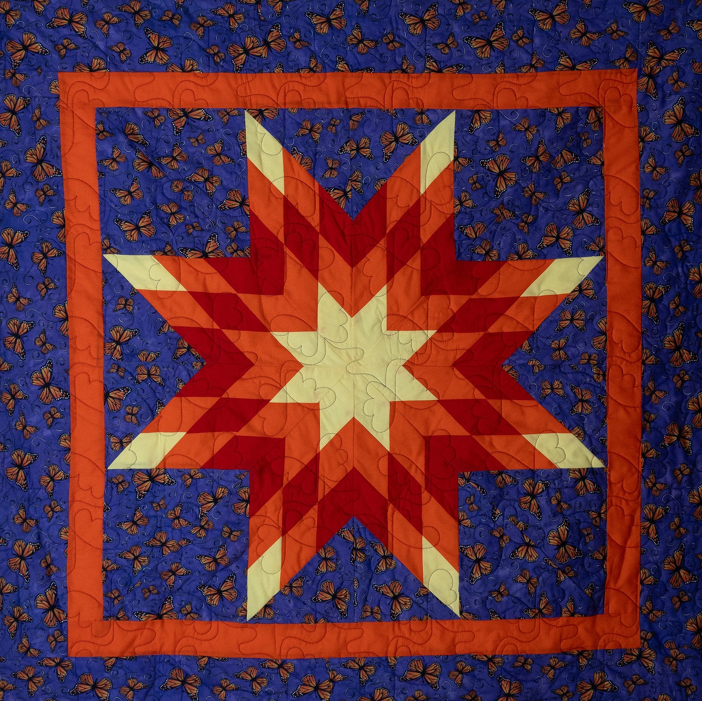 Purple Butterfly Starblanket | Baby Size 42" x 42"