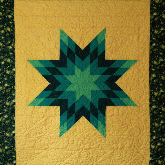 Electric Green Starblanket | Toddler 42" by 52"