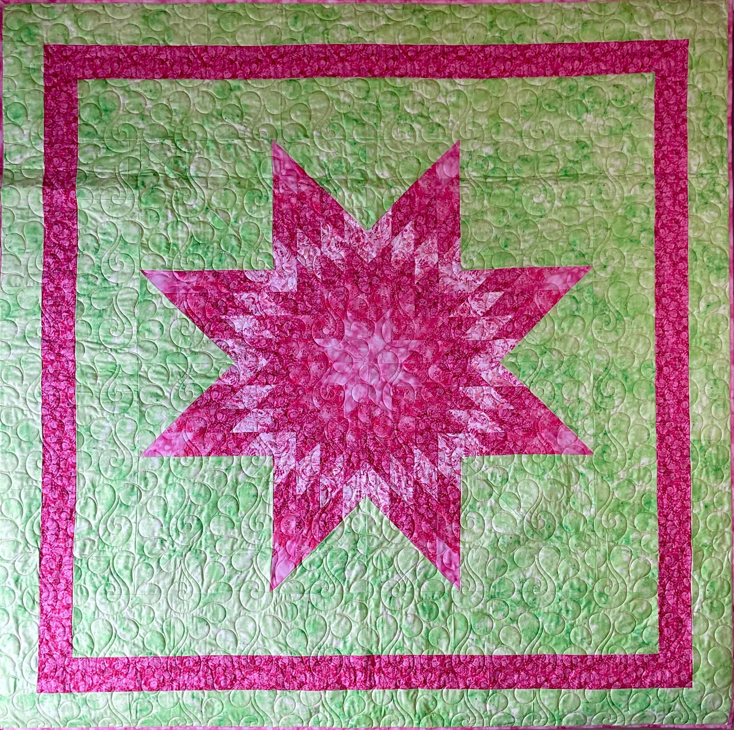 Watermelon Swirl Starblanket | Queen Size 85" by 85"