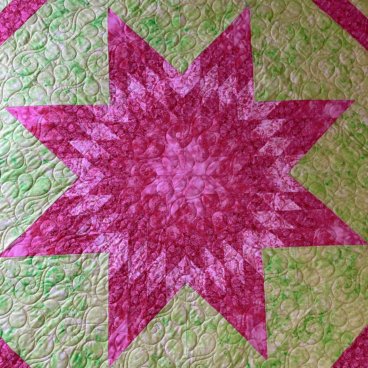 Watermelon Swirl Starblanket | Queen Size 85" by 85"