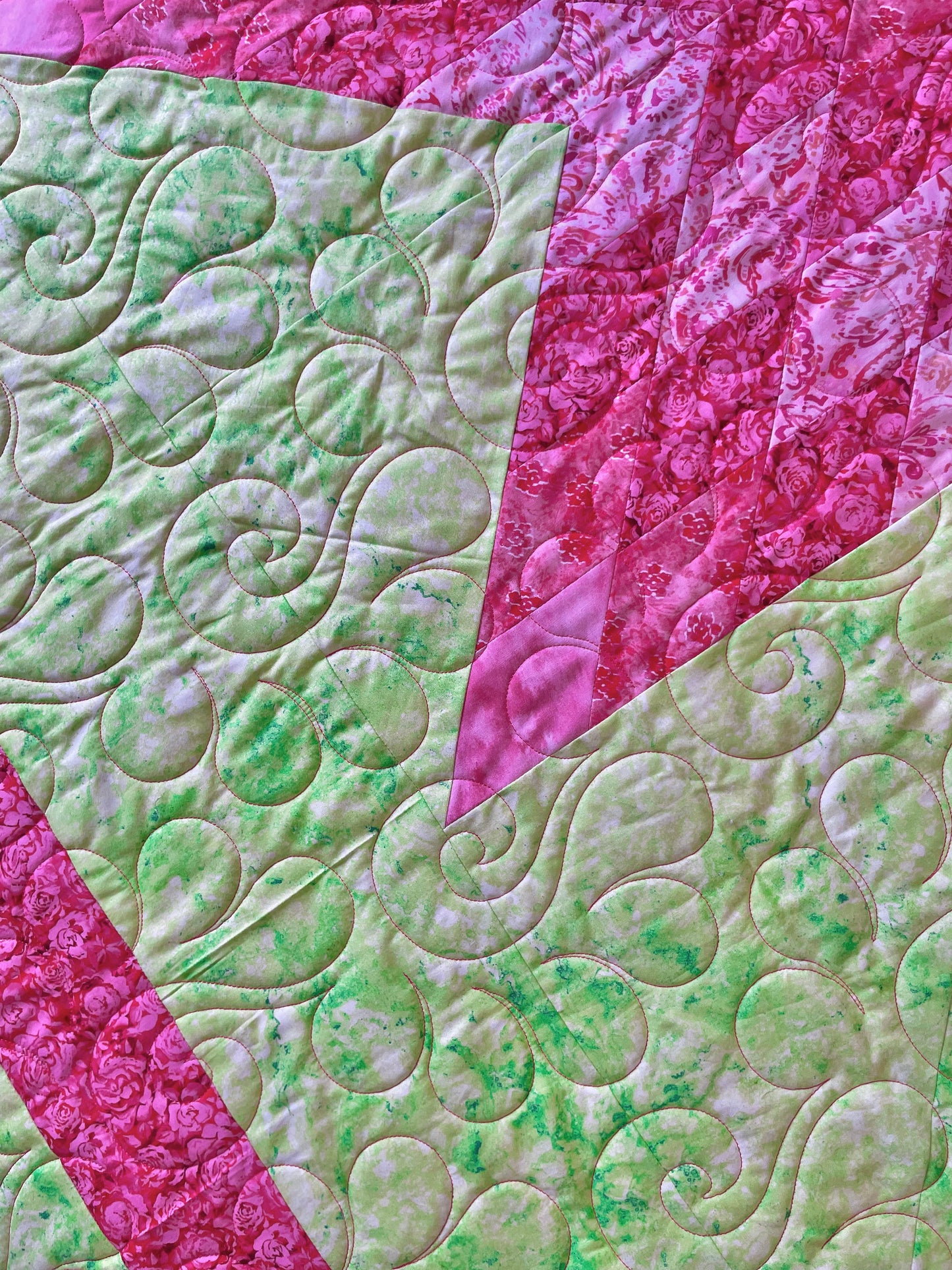 Watermelon Swirl Starblanket | Queen Size 85" by 85"