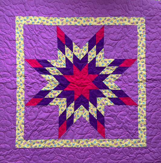Twilight Violet Starblanket | Baby Size 50" by 50"