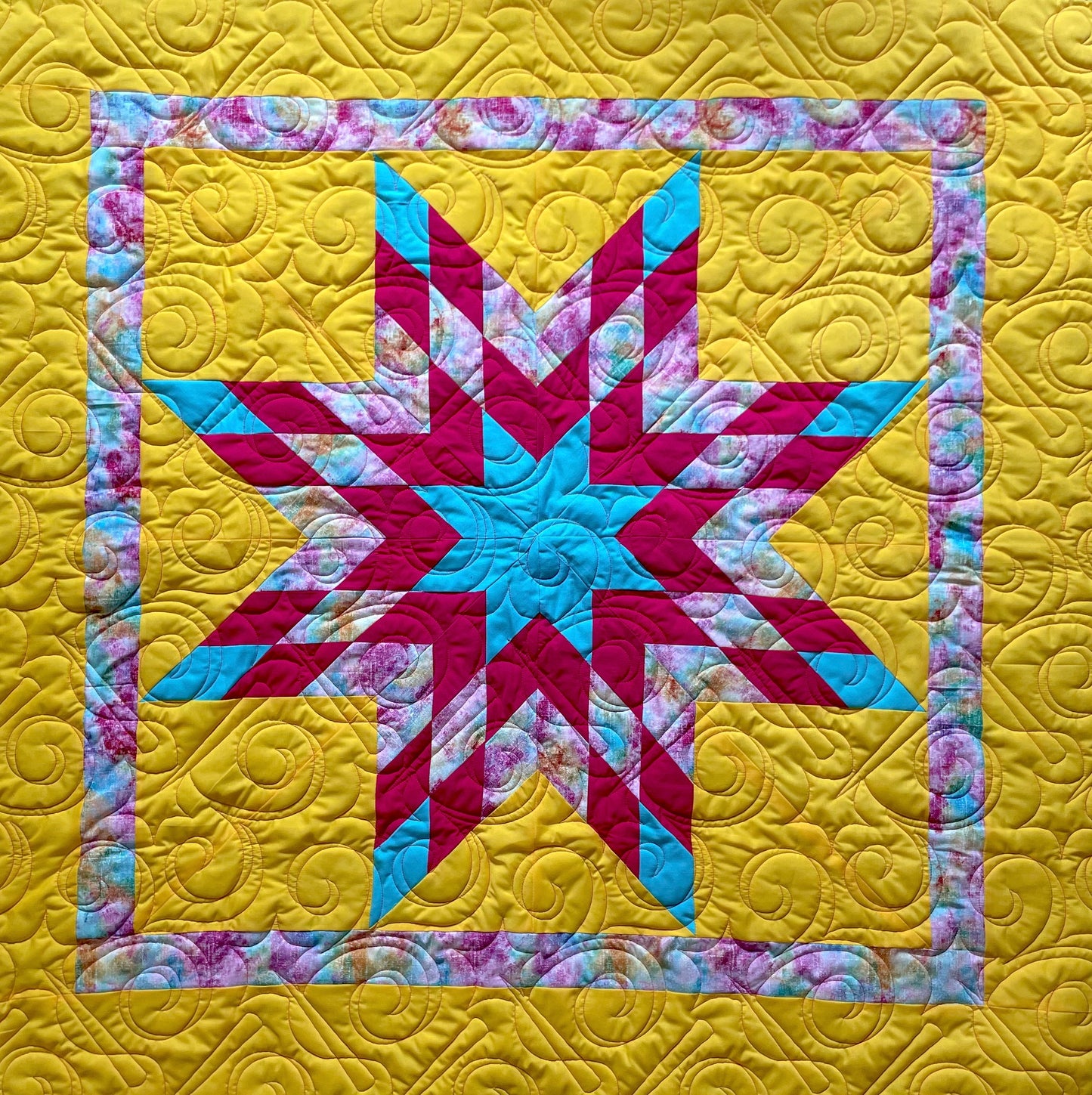 Zesty Lemon Starblanket | Baby Size 50" by 50"