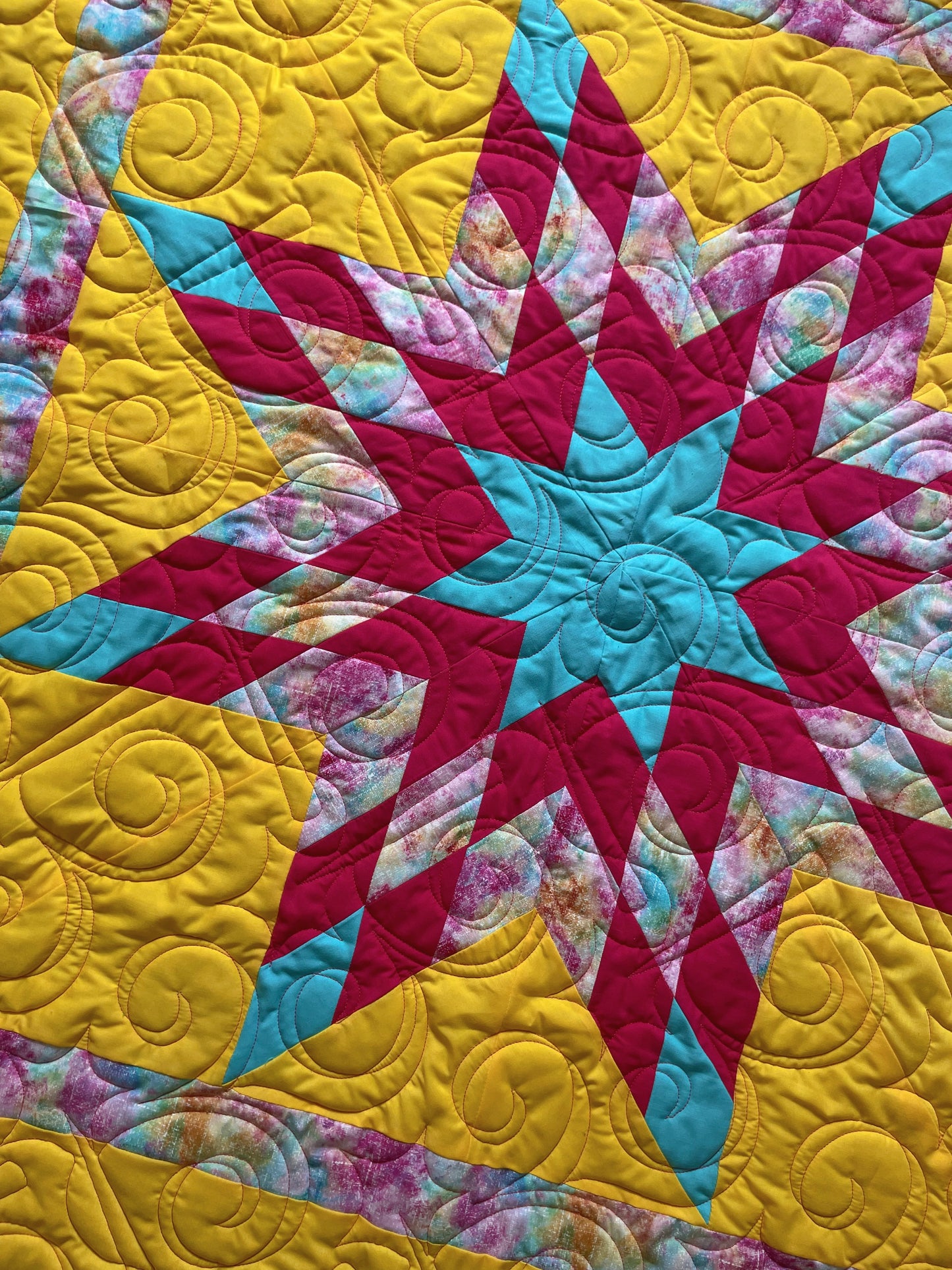 Zesty Lemon Starblanket | Baby Size 50" by 50"