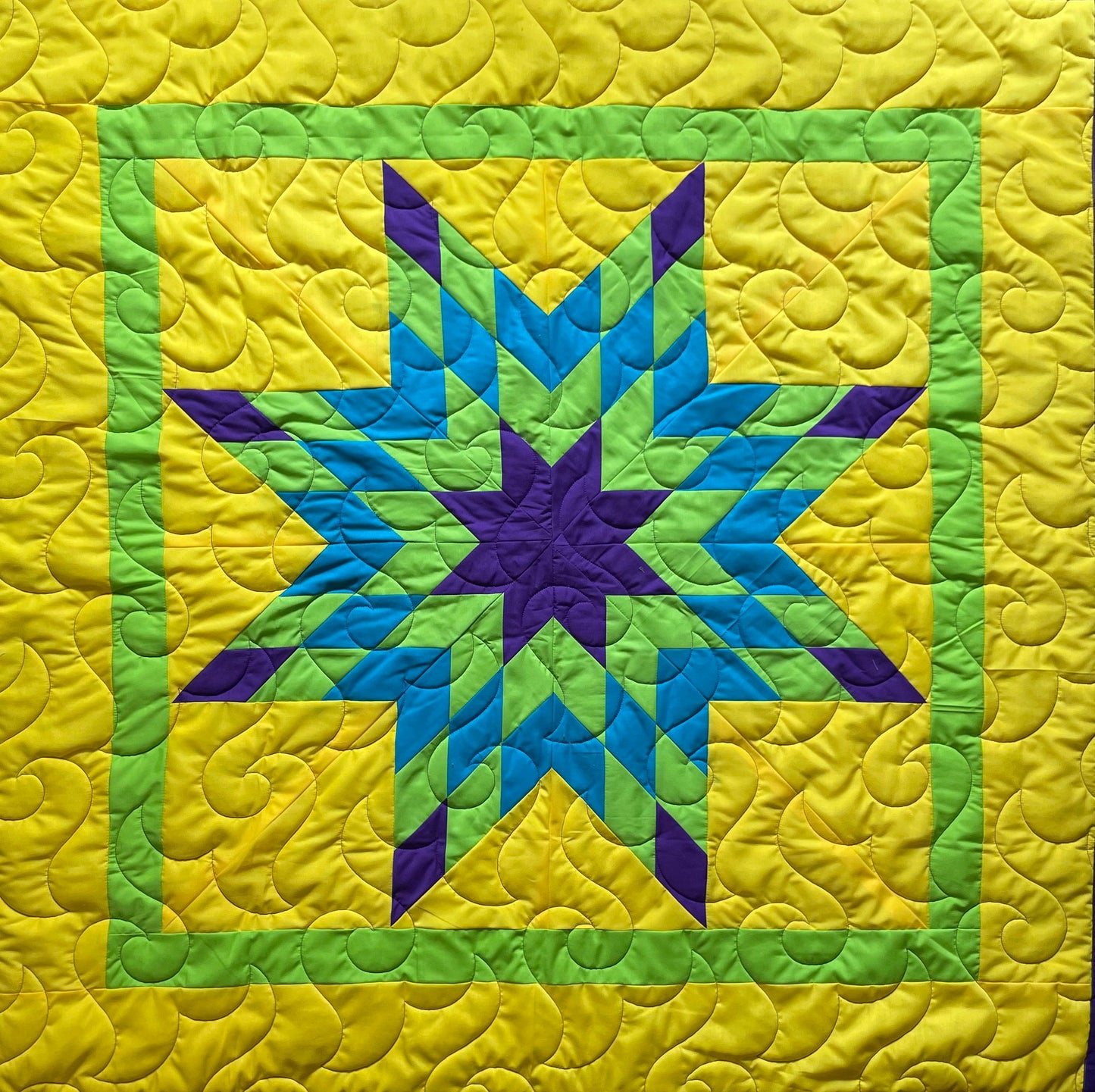 Citrus Swirl Starblanket | Baby Size 50" by 50"