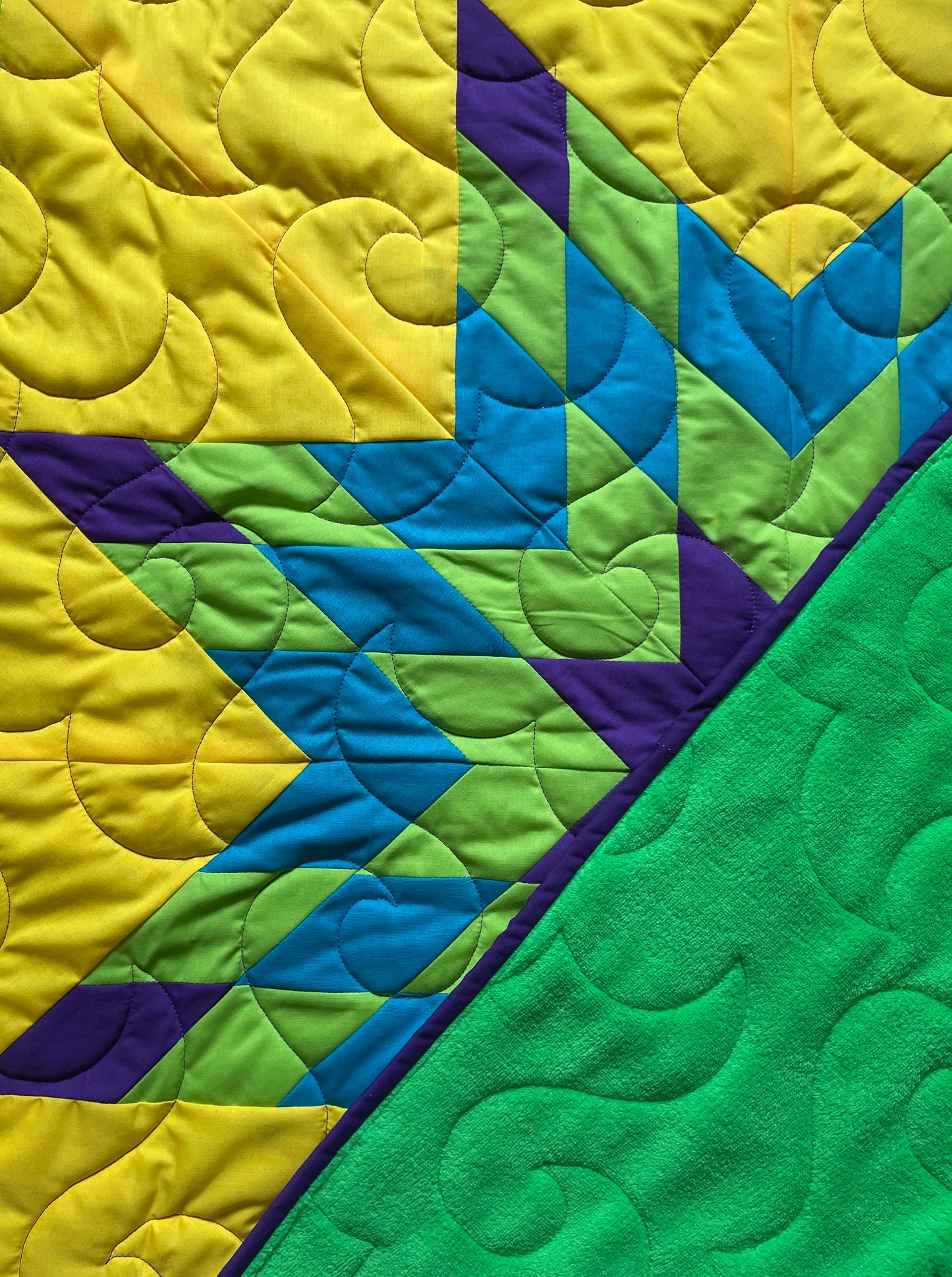Citrus Swirl Starblanket | Baby Size 50" by 50"