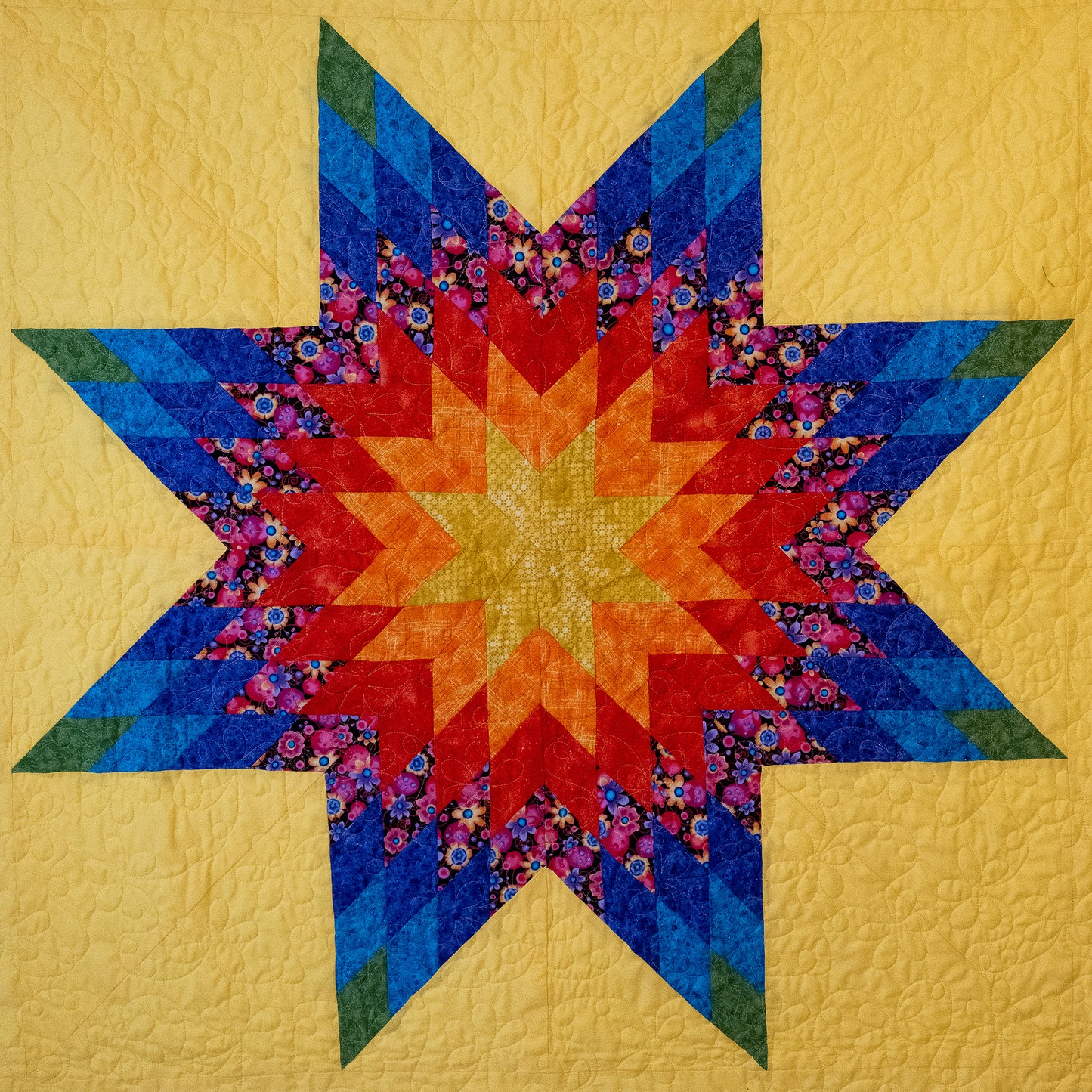 Sunshine Rainbow Starblanket | Throw Size 69" x 58"