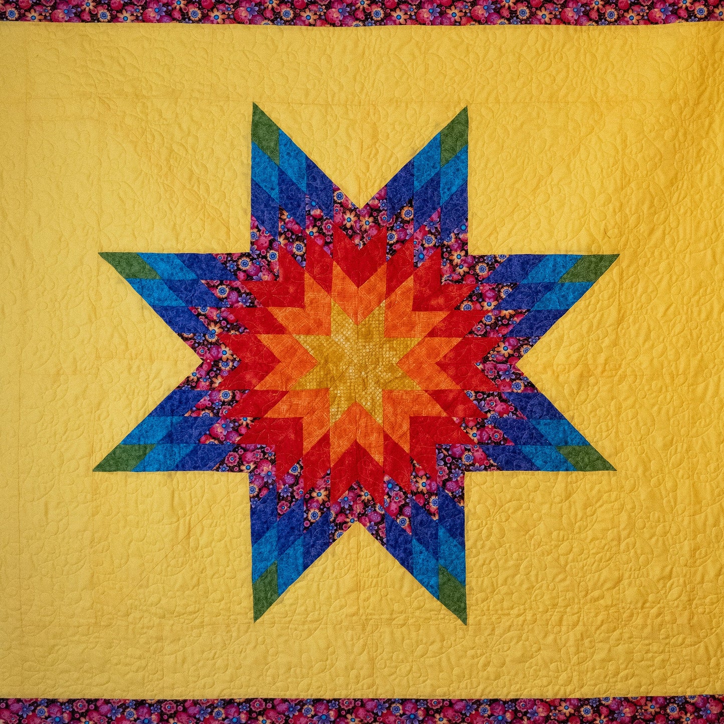 Sunshine Rainbow Starblanket | Throw Size 69" x 58"